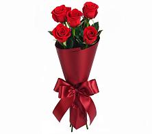 Букет 5 Красных роз Эдлесс Лав в Пестравка