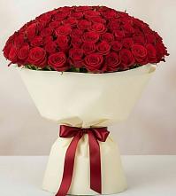 Букет 101 Красная роза Милано #REPLACE_PRED# Пестравка
