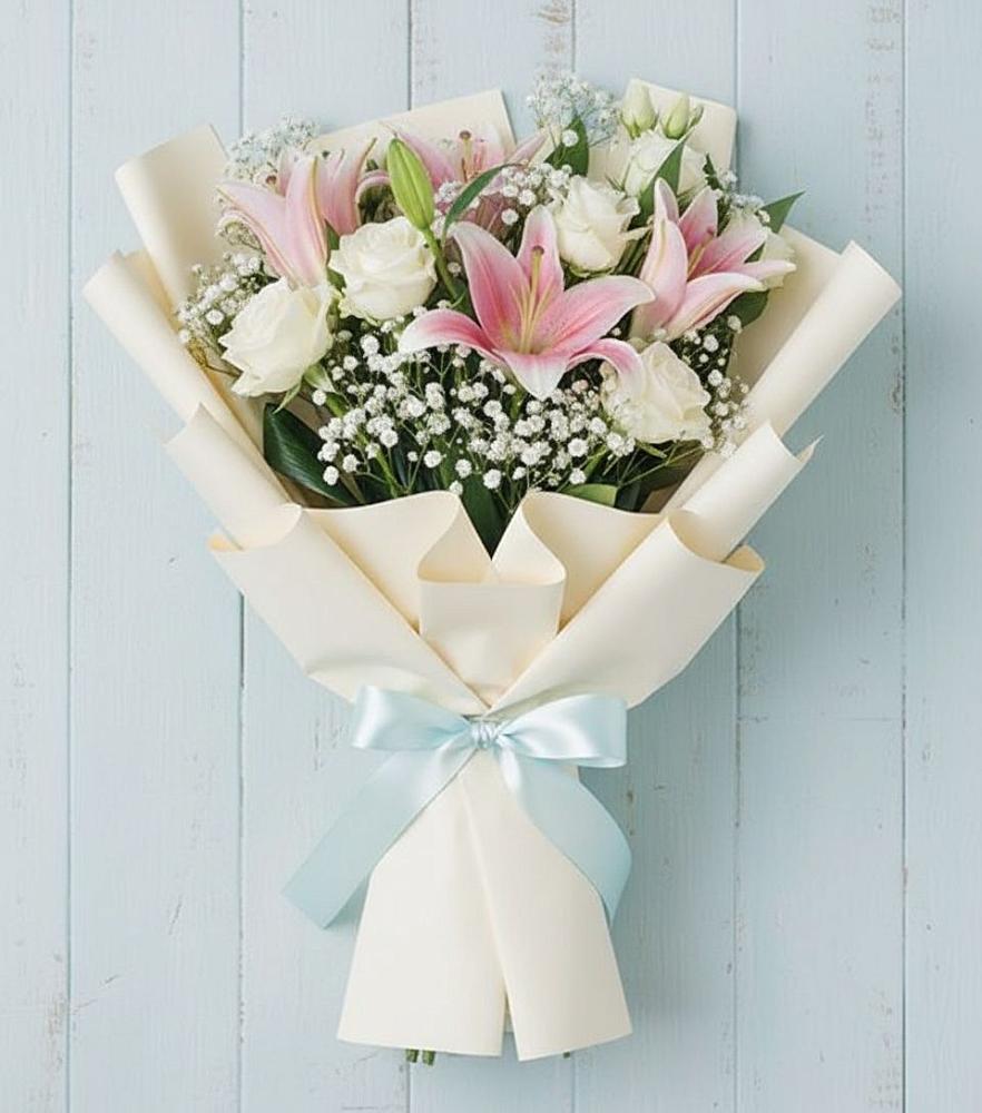 Букет цветов из: Лилии в Пестравка