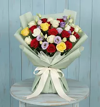 Букет цветов из:  Розы в Пестравка