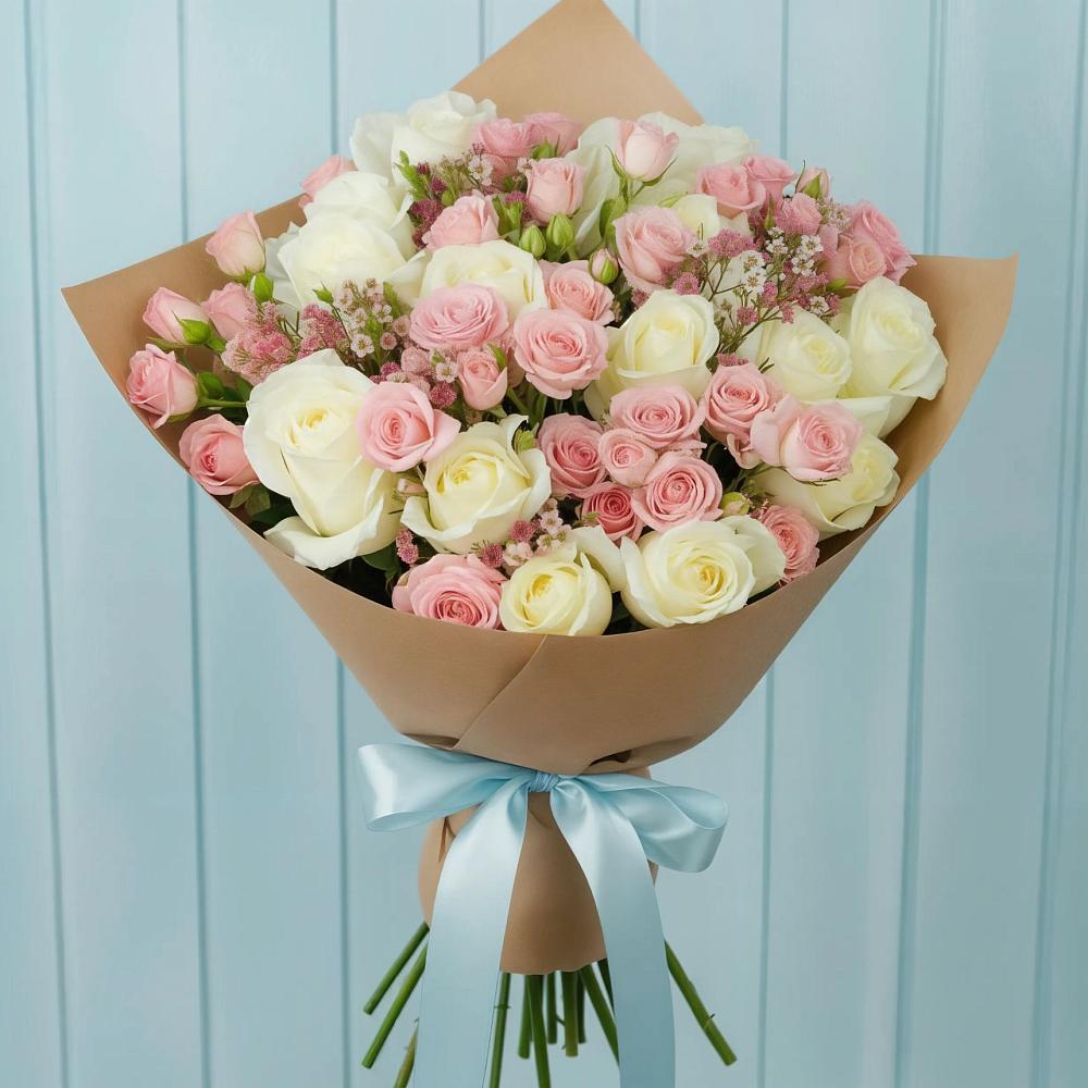 Букет цветов из: Розы в Пестравка