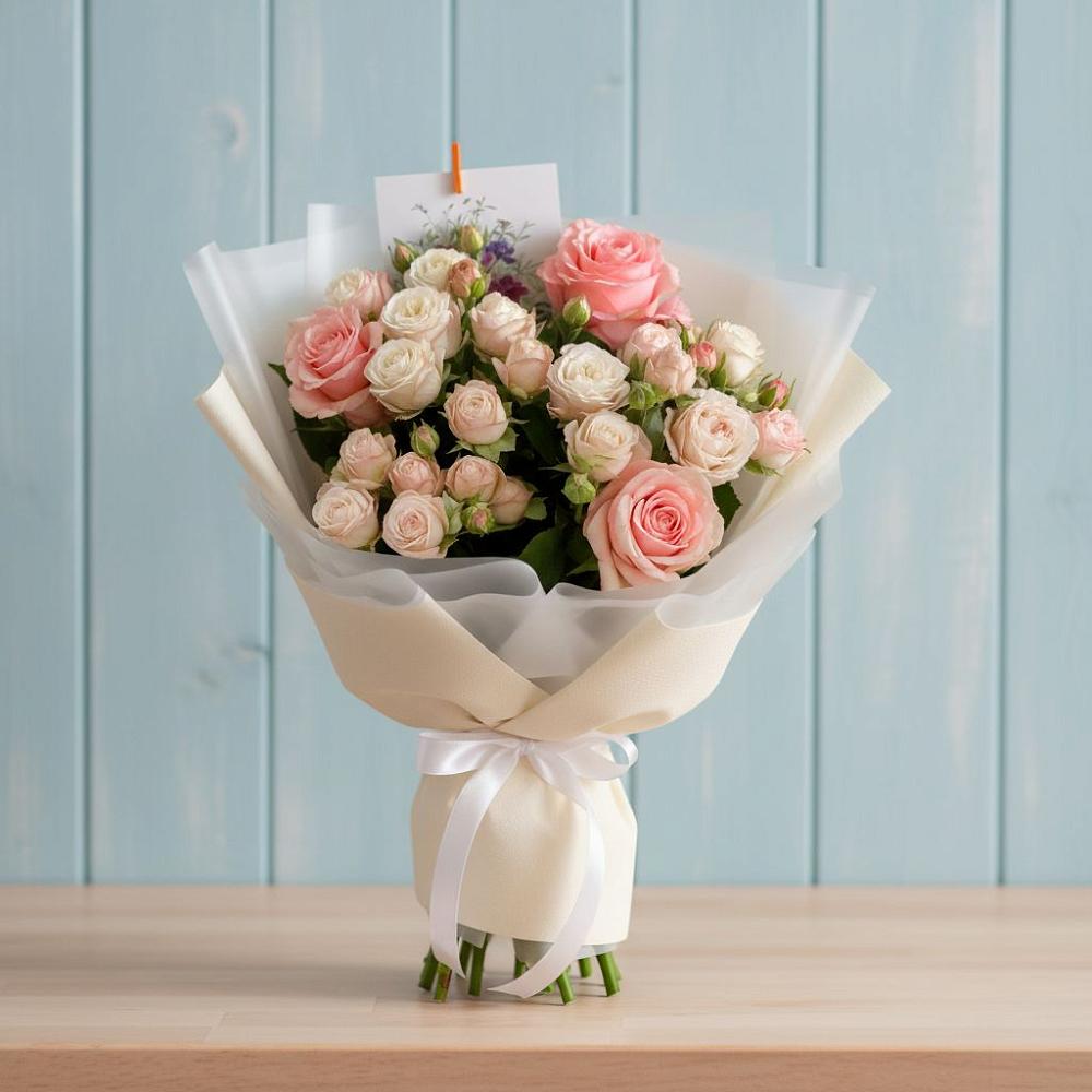 Букет цветов из: Розы в Пестравка