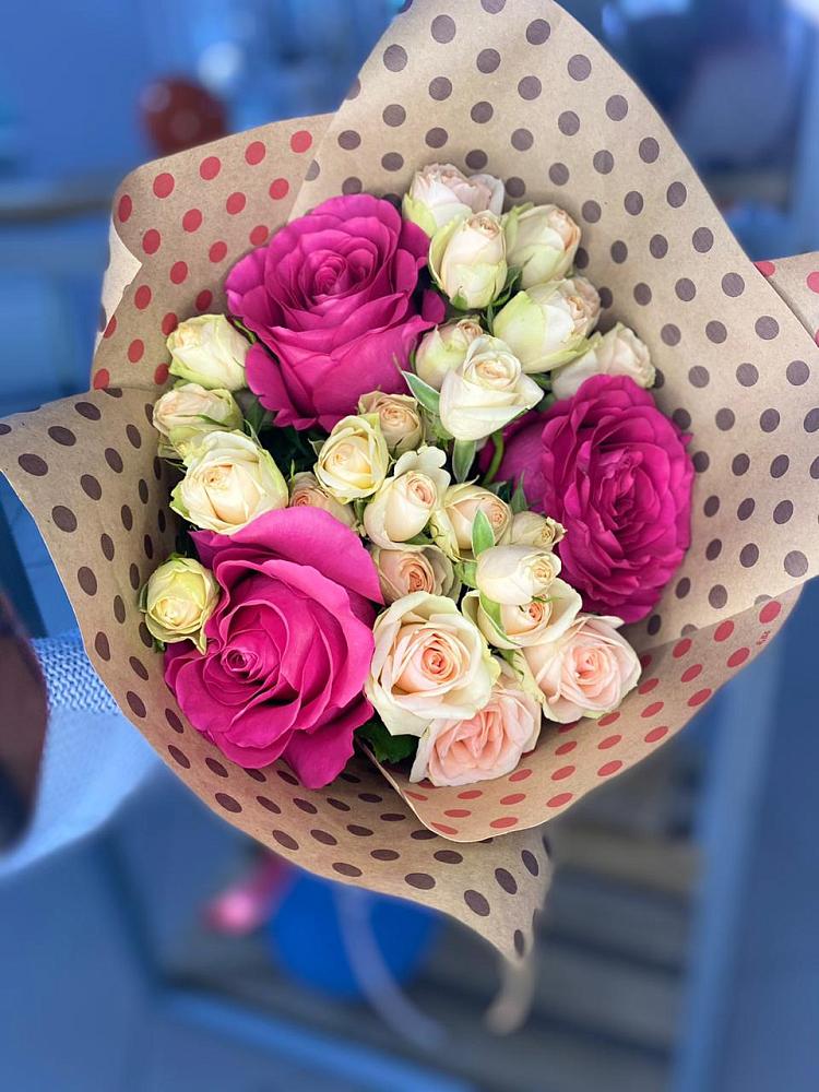 Букет цветов из: Розы в Пестравка