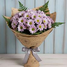 Букет цветов из:  Хризантемы #REPLACE_PRED# Пестравка