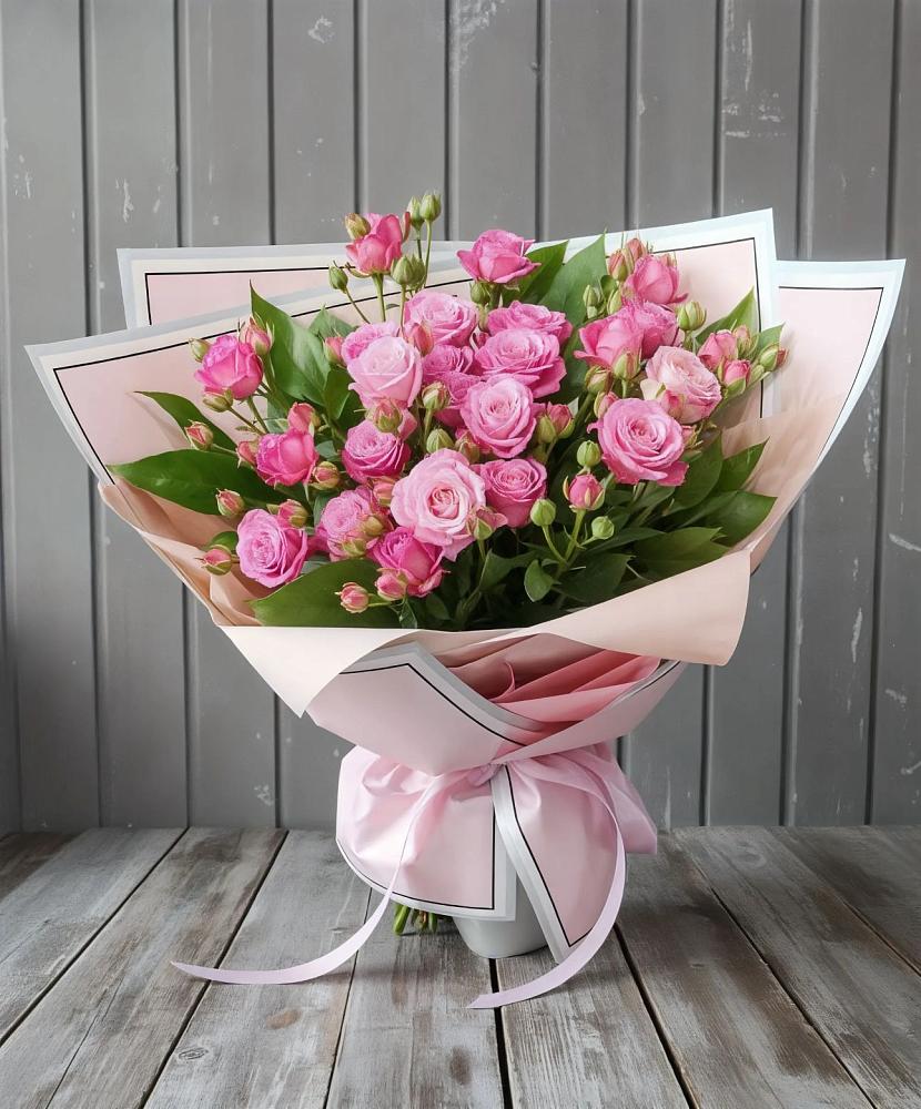 Букет Розовый кустик в Пестравка