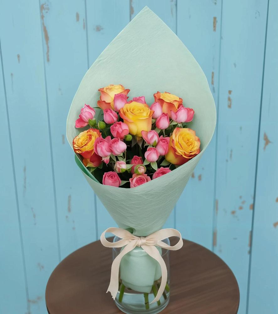 Букет цветов из: Розы в Пестравка