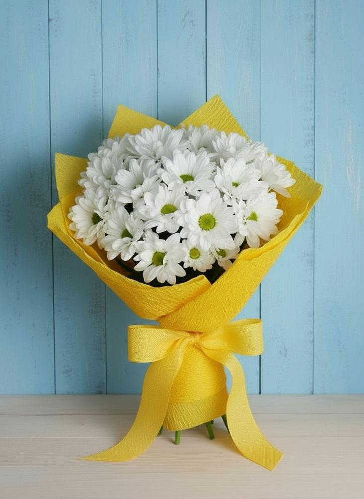 Букет цветов из: Хризантемы в Пестравка