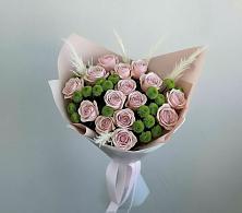 Букет цветов из:  Розы и Хризантемы в Пестравка
