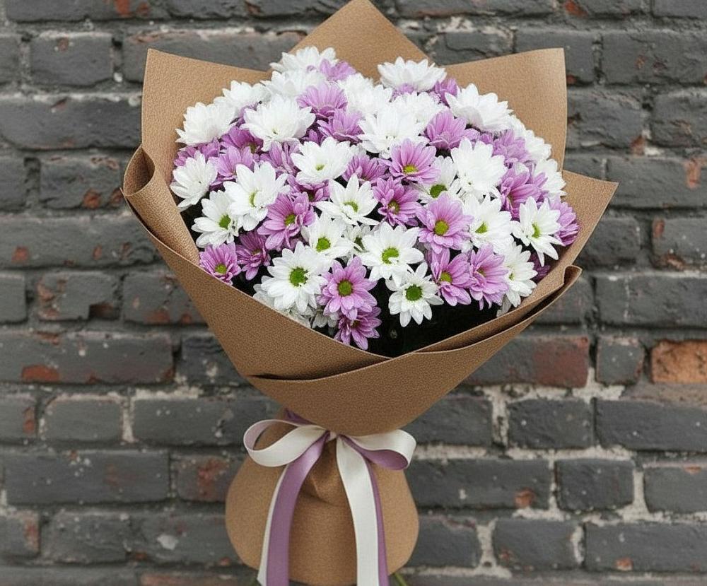 Букет цветов из: Хризантемы в Пестравка
