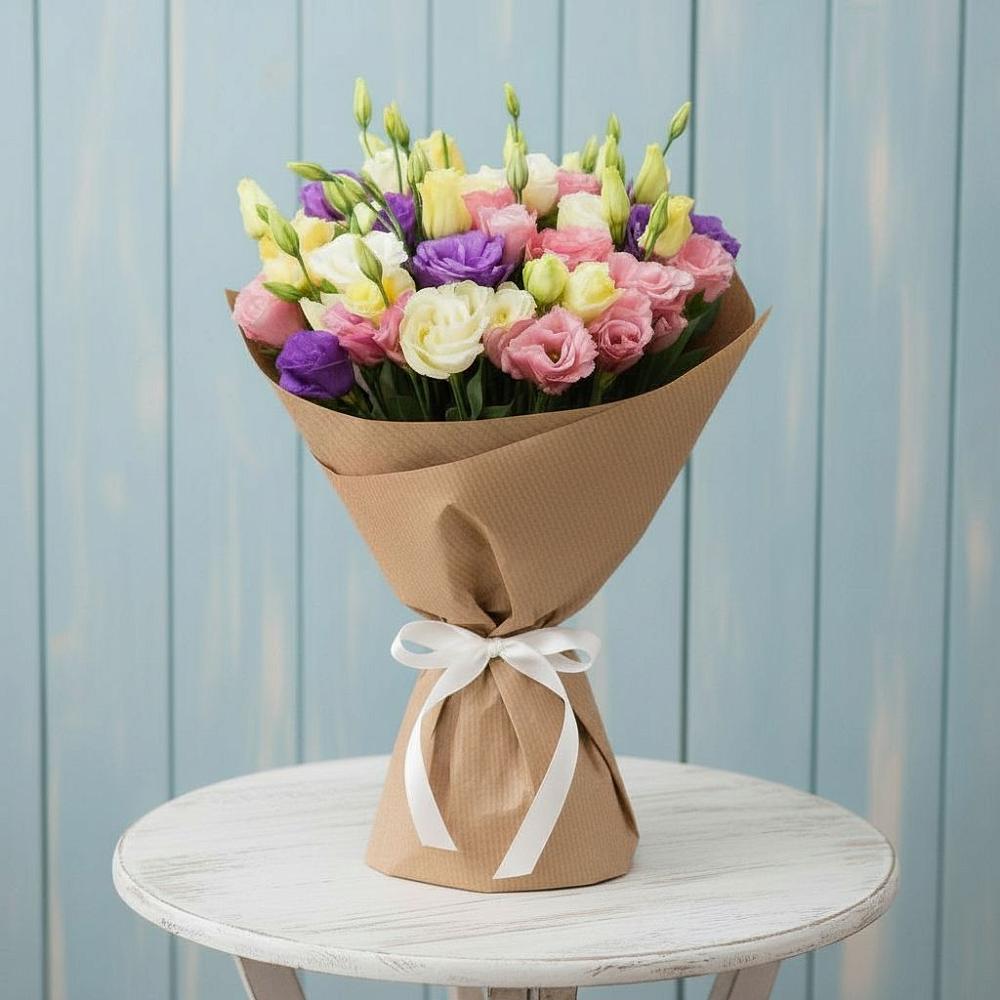 Букет цветов из: Лизиантусы в Пестравка