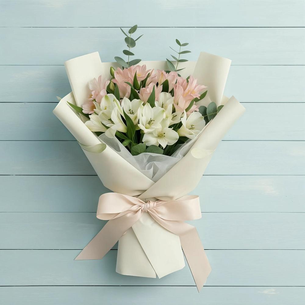 Букет цветов из: Альстромерии в Пестравка