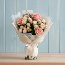Букет цветов из:  Розы в Пестравка