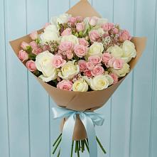 Букет цветов из:  Розы в Пестравка