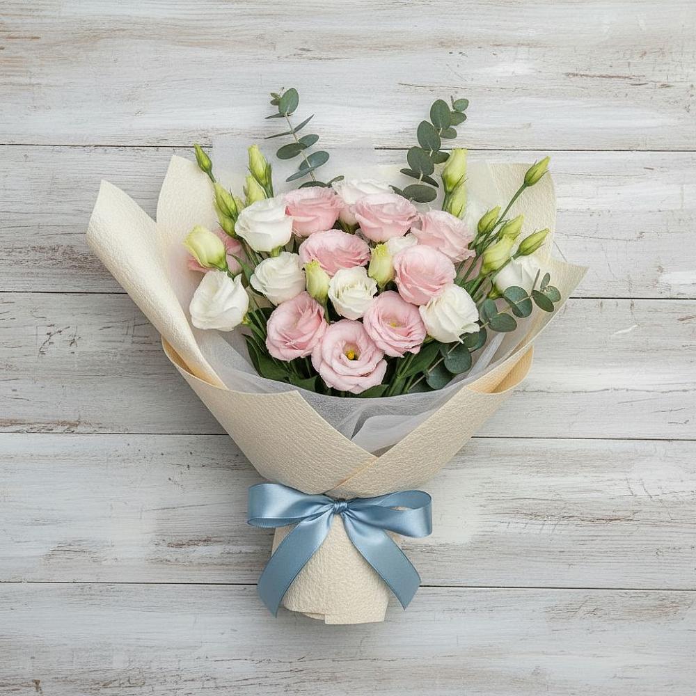 Букет цветов из: Лизиантусы в Пестравка